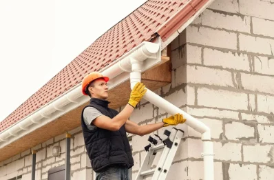 Pose et remplacement de gouttières au Thor